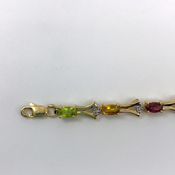 Gem & Diamond Bracelet - Picture 6 of 9